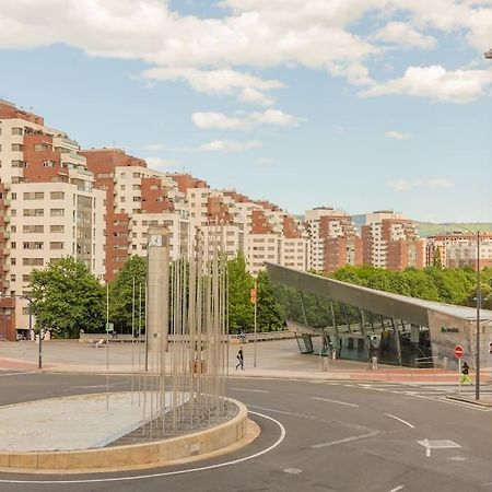 Apartamento Frente Al Parque, En El Centro Bilbao Exterior foto