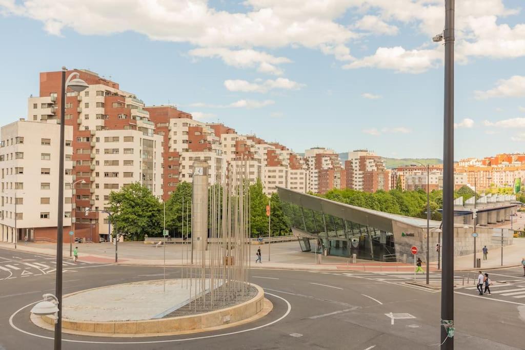 Apartamento Frente Al Parque, En El Centro Bilbao Exterior foto